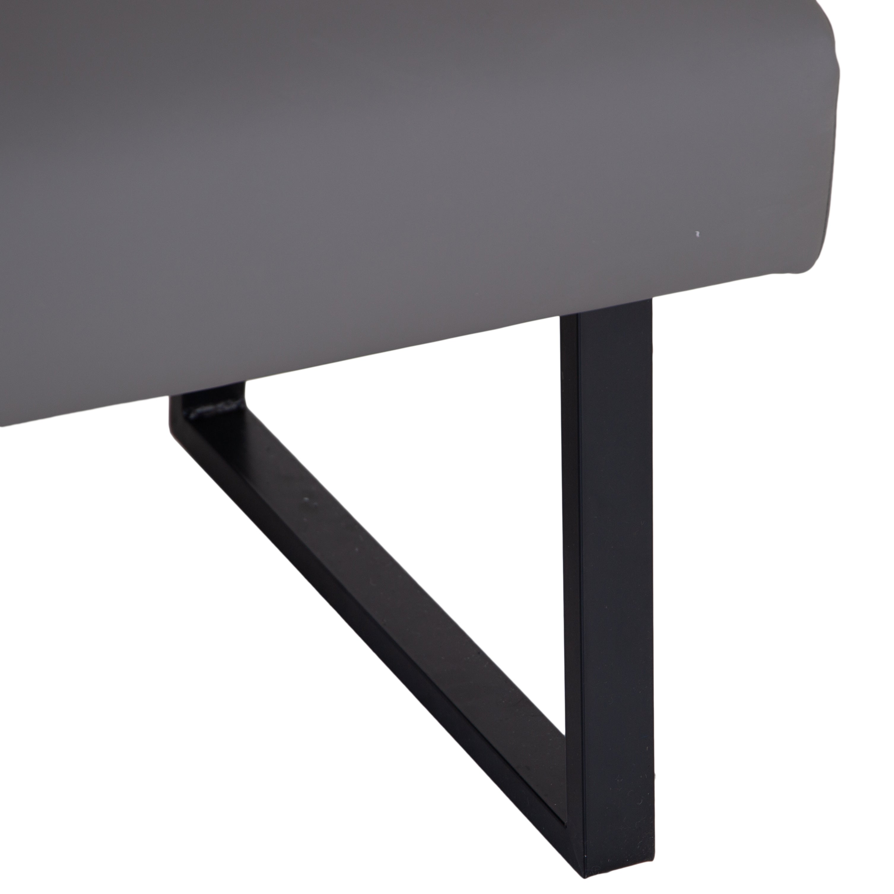 Otto Straight Bench - Grey