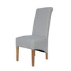 Trimpley Fabric Scroll Back Dining Chair - Natural