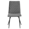 Soho Retro Dining Chair - Dark Grey Velvet