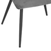 Soho Retro Dining Chair - Dark Grey Velvet