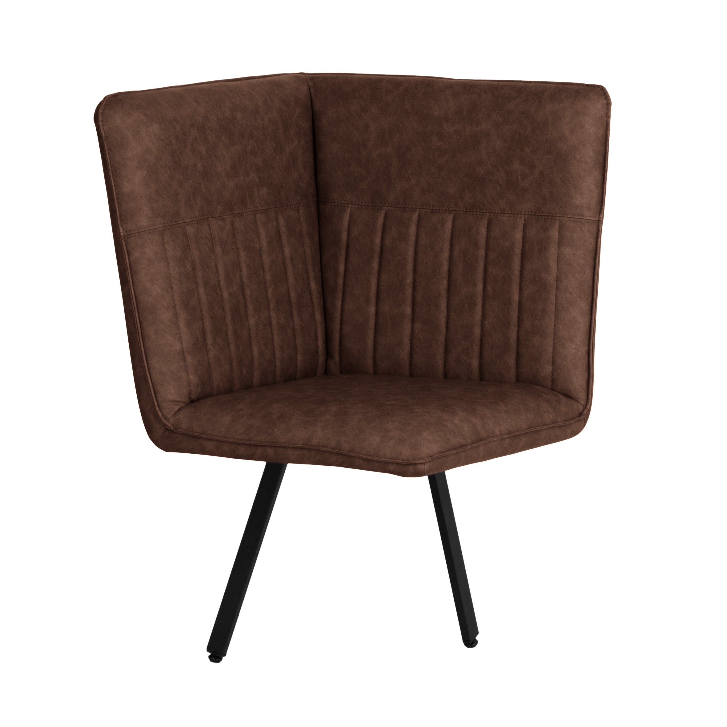 Ripley Corner Dining Bench - Brown