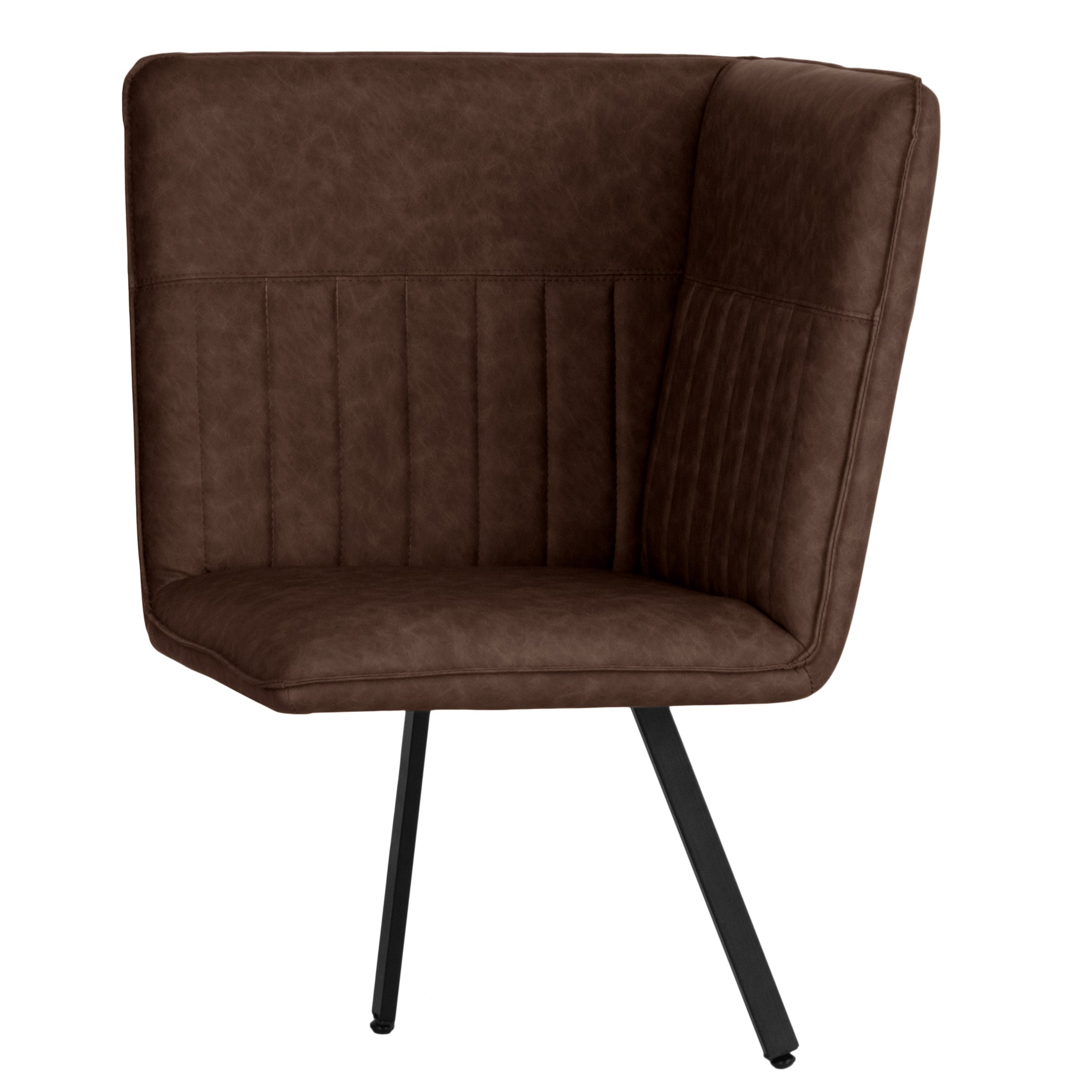 Ripley Corner Dining Bench - Brown