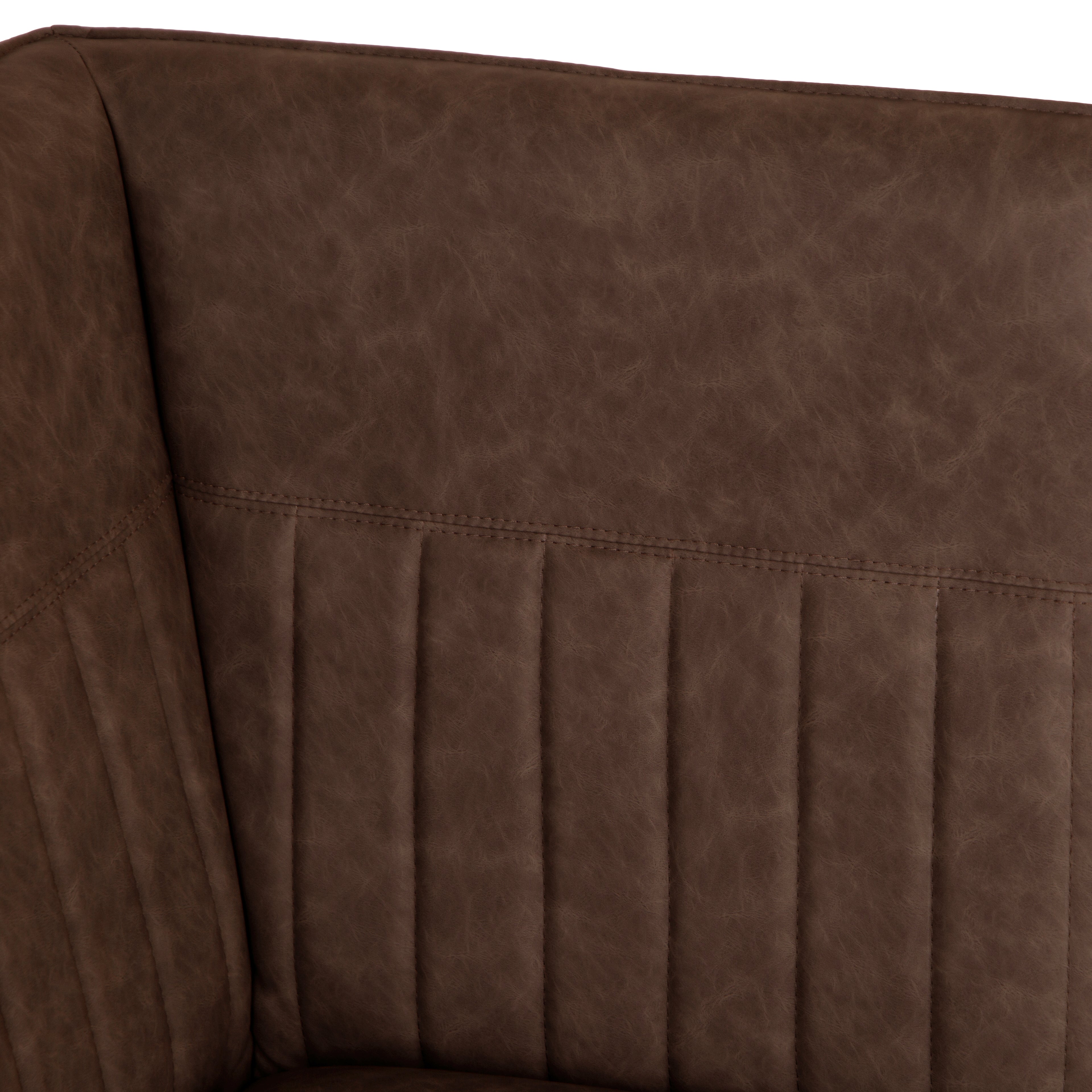 Ripley Corner Dining Bench - Brown