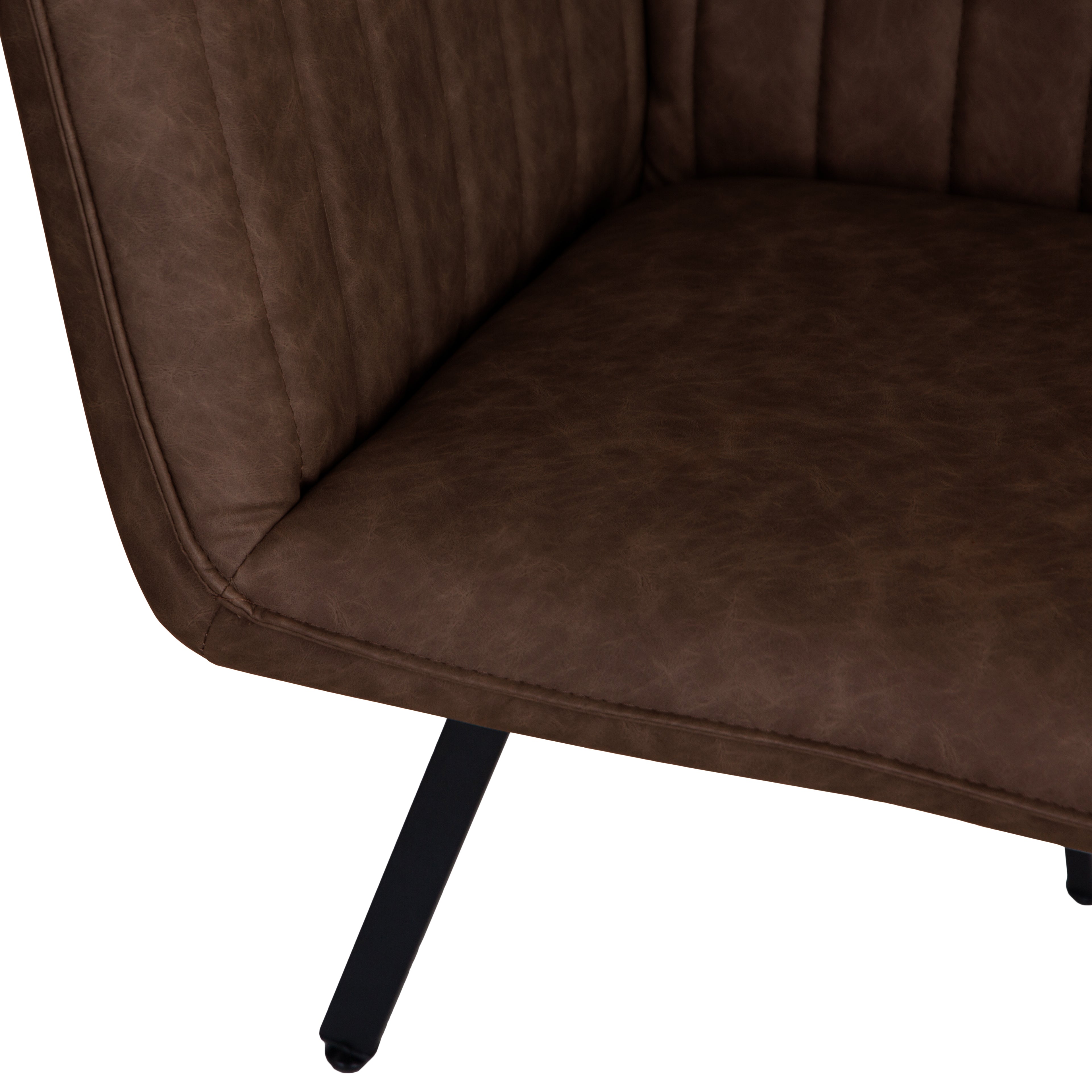 Ripley Corner Dining Bench - Brown