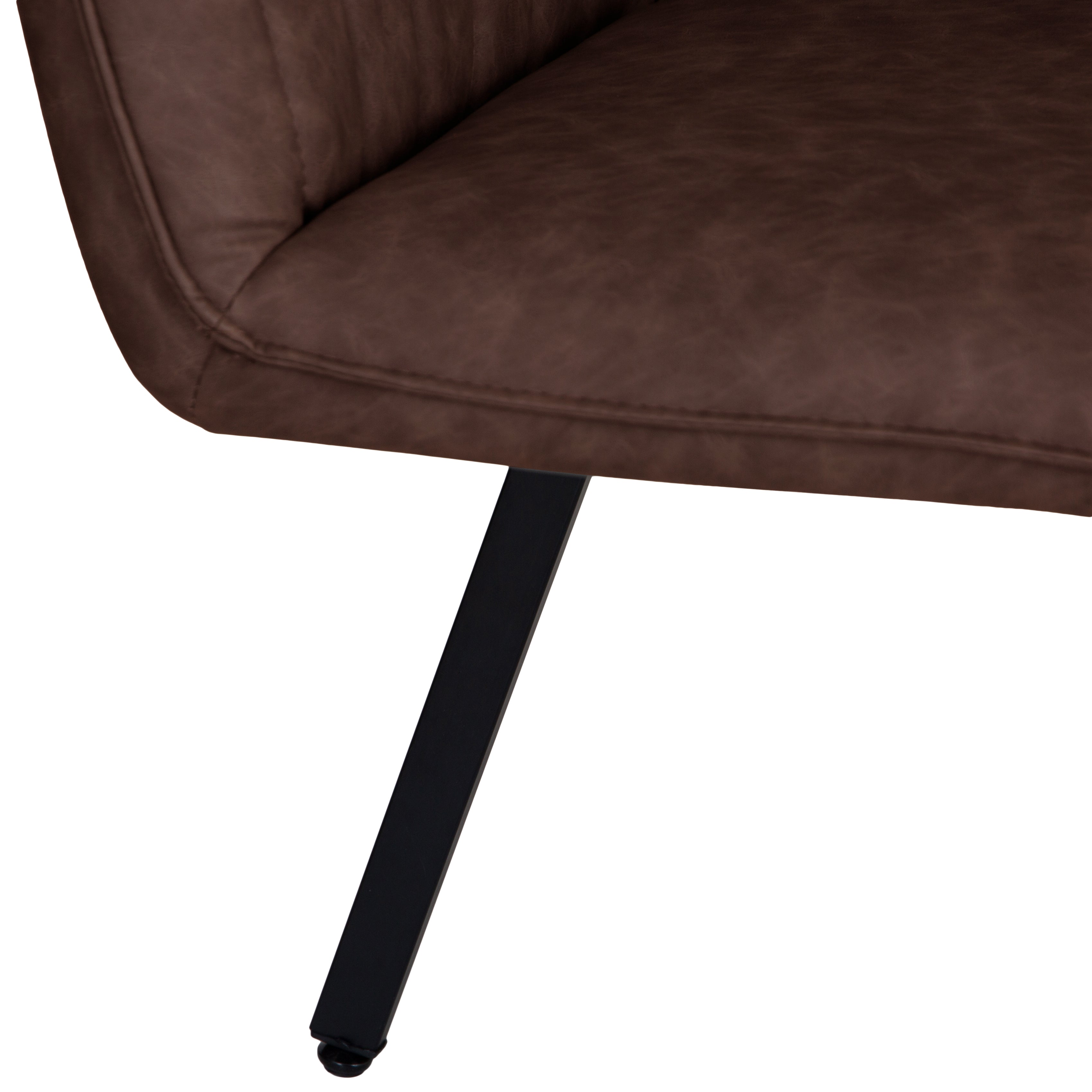 Ripley Corner Dining Bench - Brown
