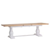 Country Living, White Painted & Oak - 2.2m Extending Dining Table
