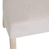 Country Living, White Painted & Oak - Natural Fabric Dining Chair