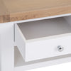 Country Living, White Painted & Oak - Coffee Table with Drawers