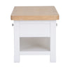 Country Living, White Painted & Oak - Coffee Table with Drawers