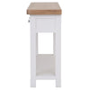 Country Living, White Painted & Oak - Large Console Table