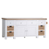Country Living, White Painted & Oak - Extra Large Kitchen Island