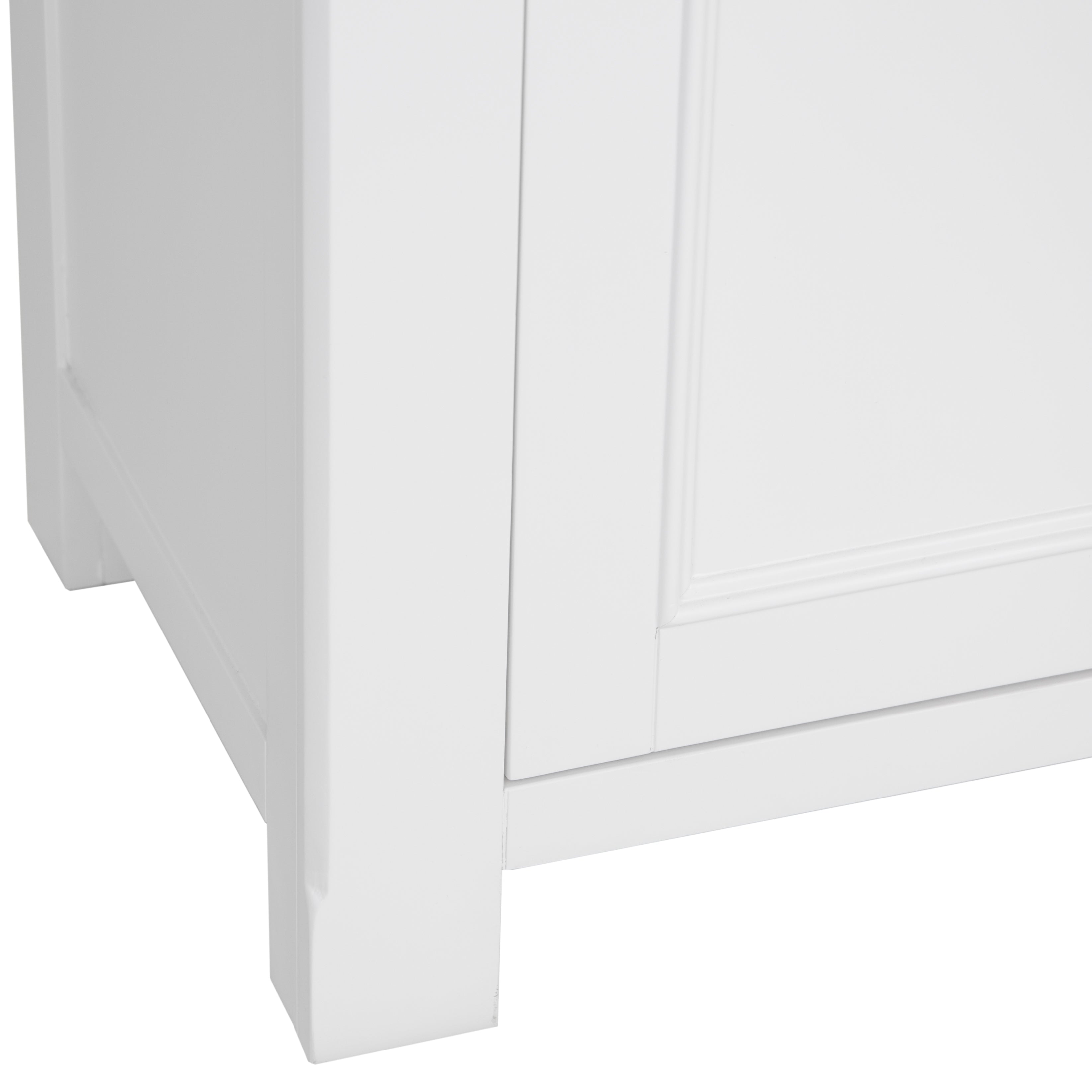 Country Living, White Painted & Oak - Large Sideboard