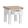 Country Living, White Painted & Oak - Lamp Table
