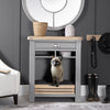 Dorset Oak & Storm Grey Painted - Pet Unit