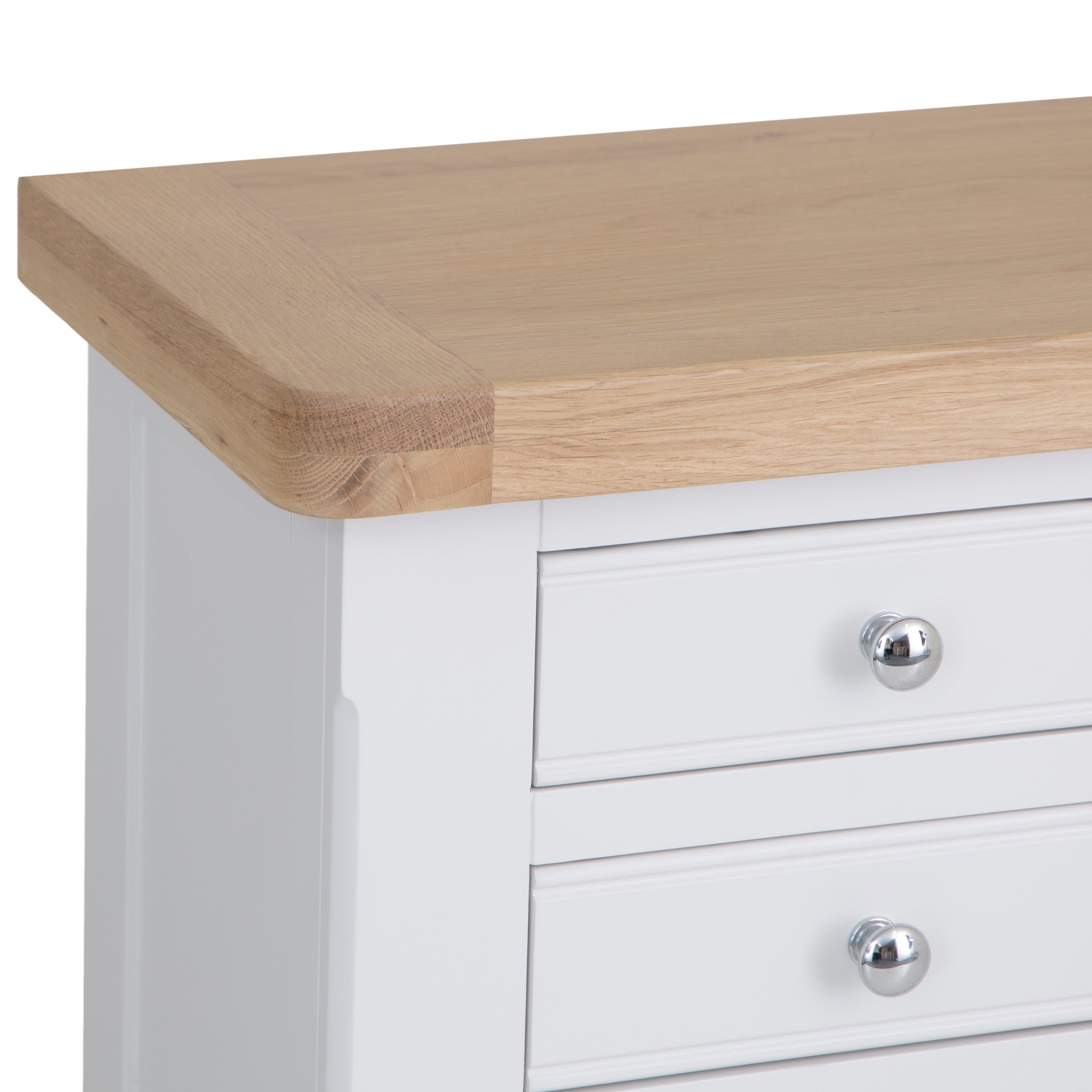 Country Living, White Painted & Oak - Small Sideboard