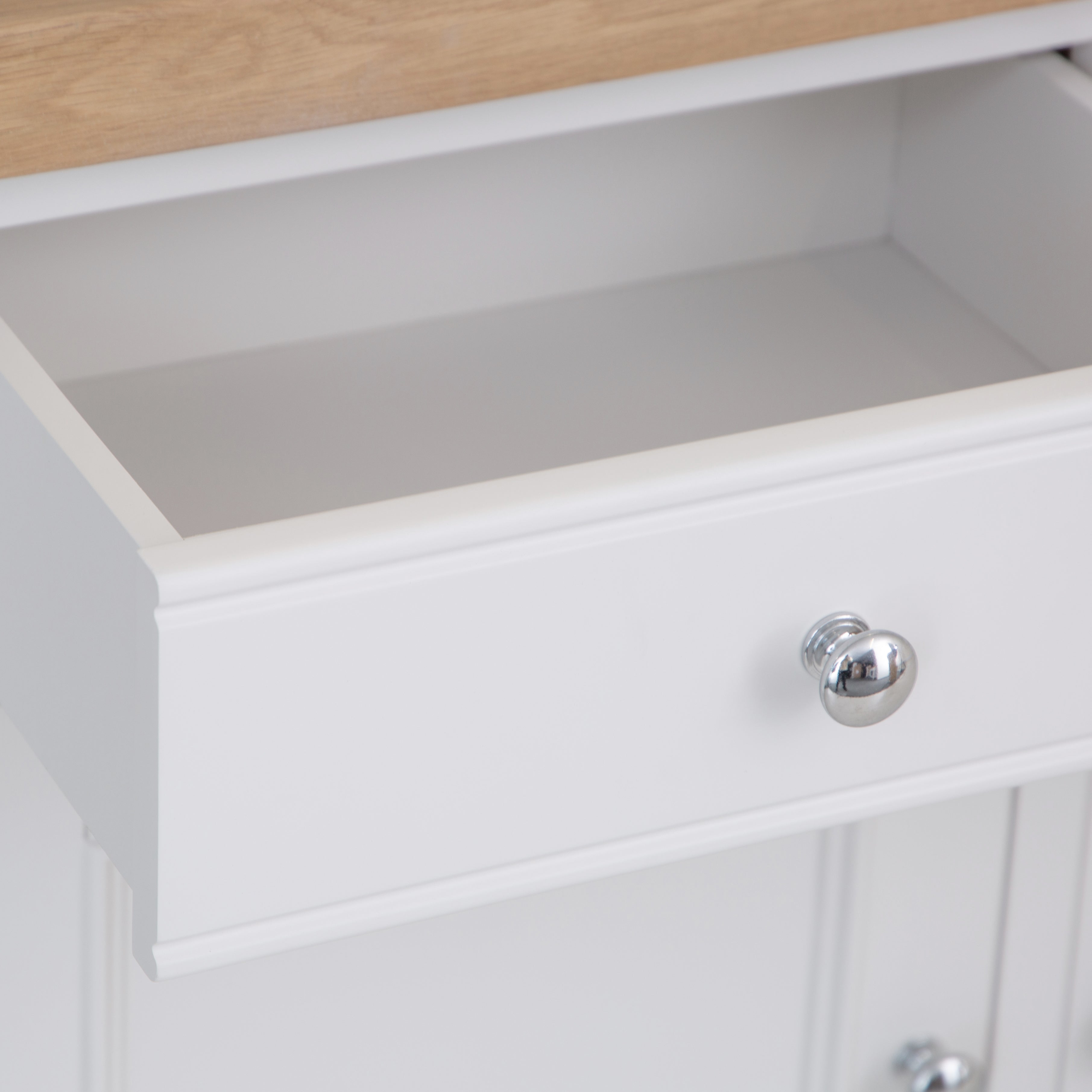 Country Living, White Painted & Oak - Standard Sideboard