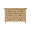 Oakdale Oak Chest of Drawers - 3 Over 4