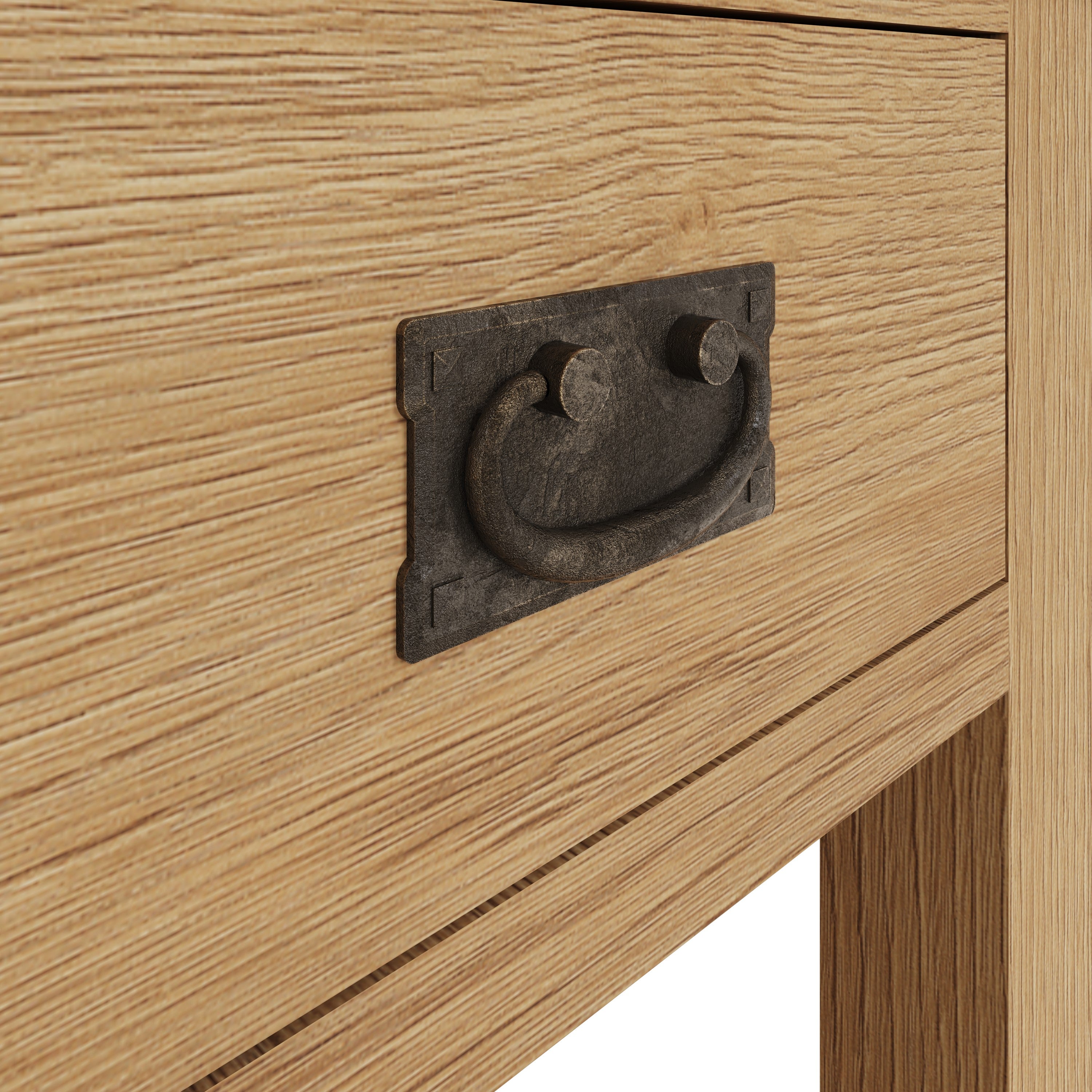 Oakdale Oak Lamp Table with Drawer