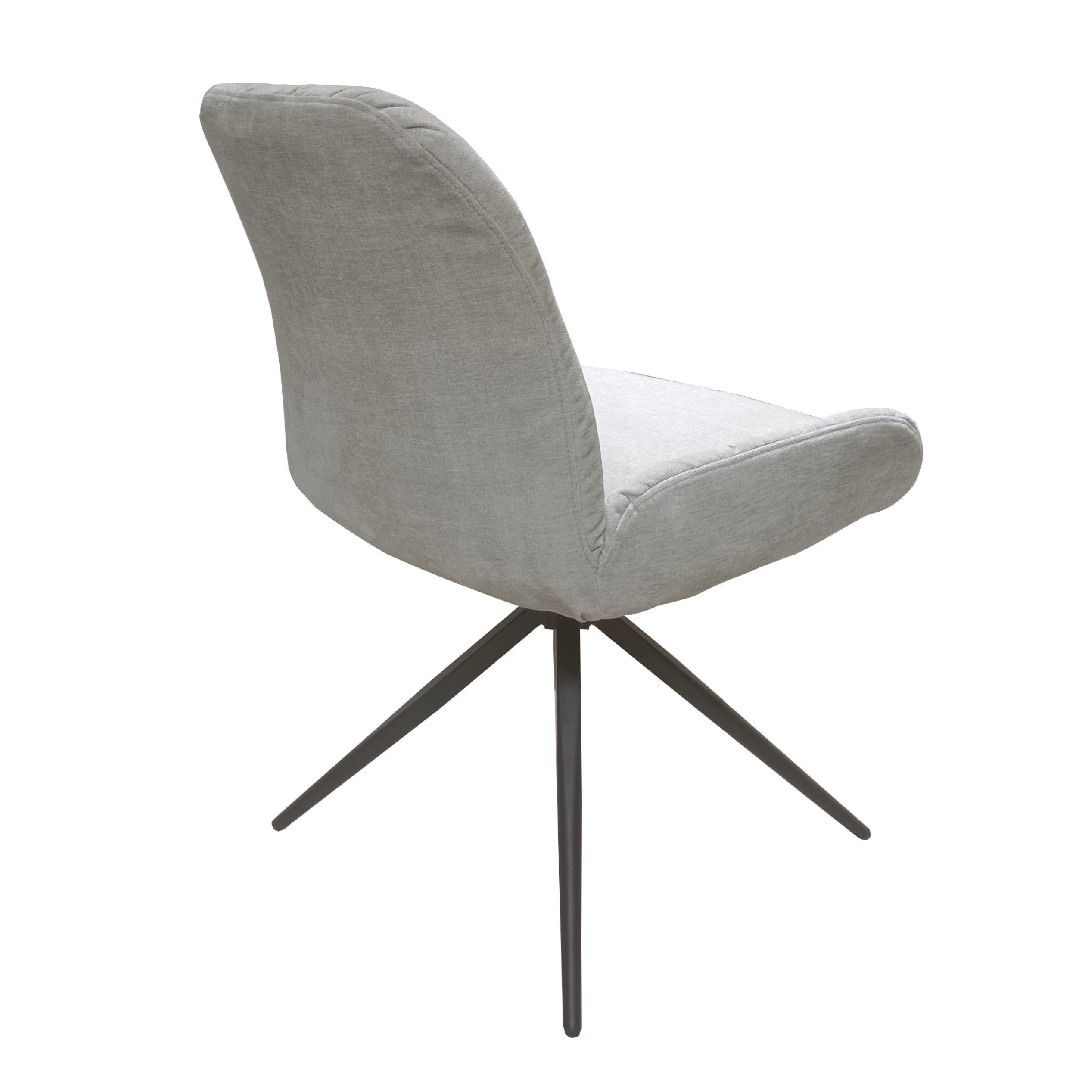 Cairn Swivel Dining Chair - Light Grey