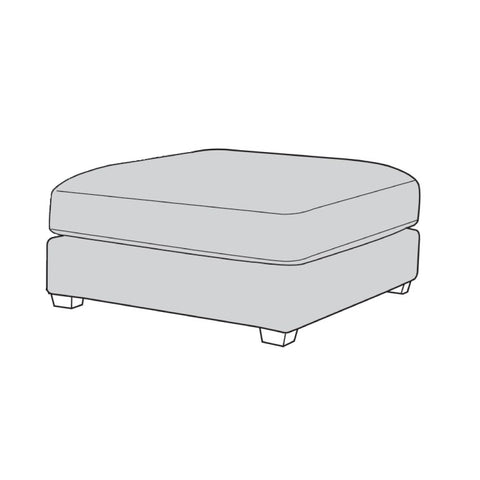 Carter Sofa - Large Chaise End Footstool