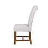 Hampstead Fabric Scroll Back Dining Chair - Natural