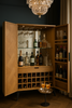Havana Industrial Oak Wine Cabinet