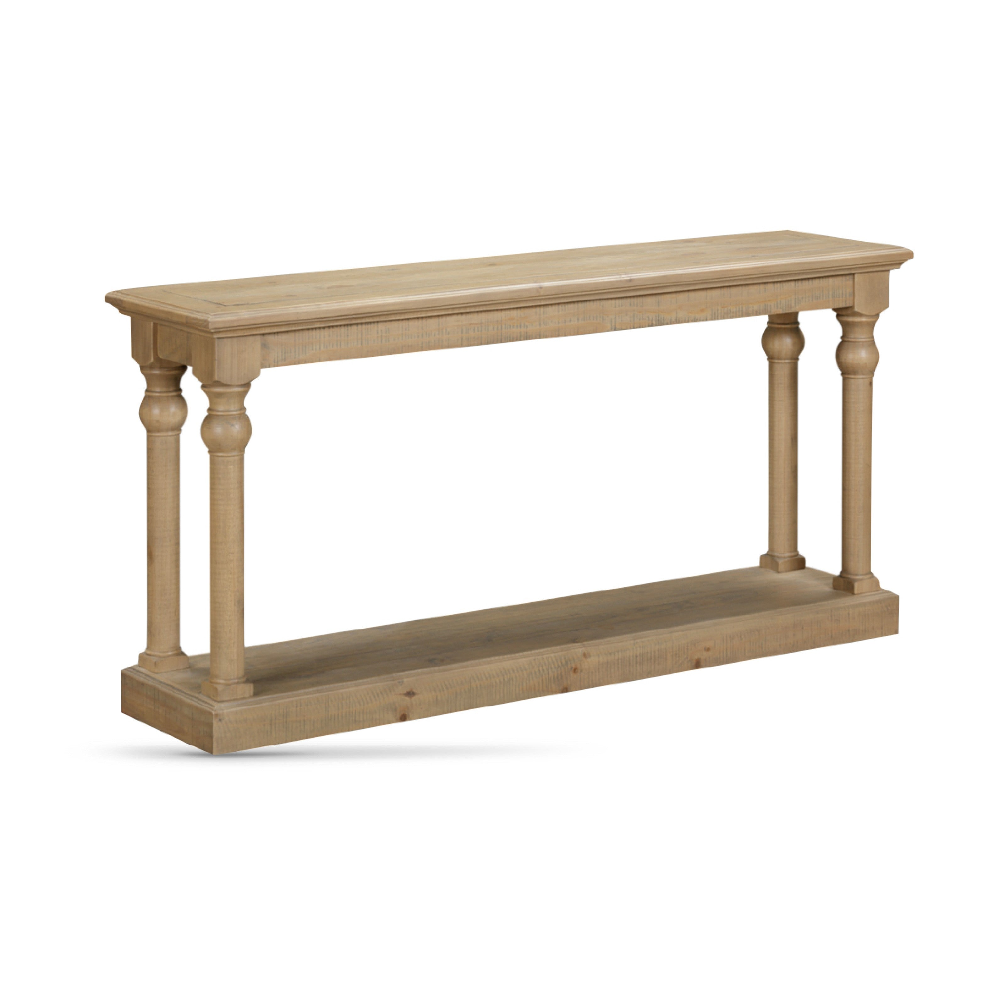 Chateau Rustic Pine Console Table - Small