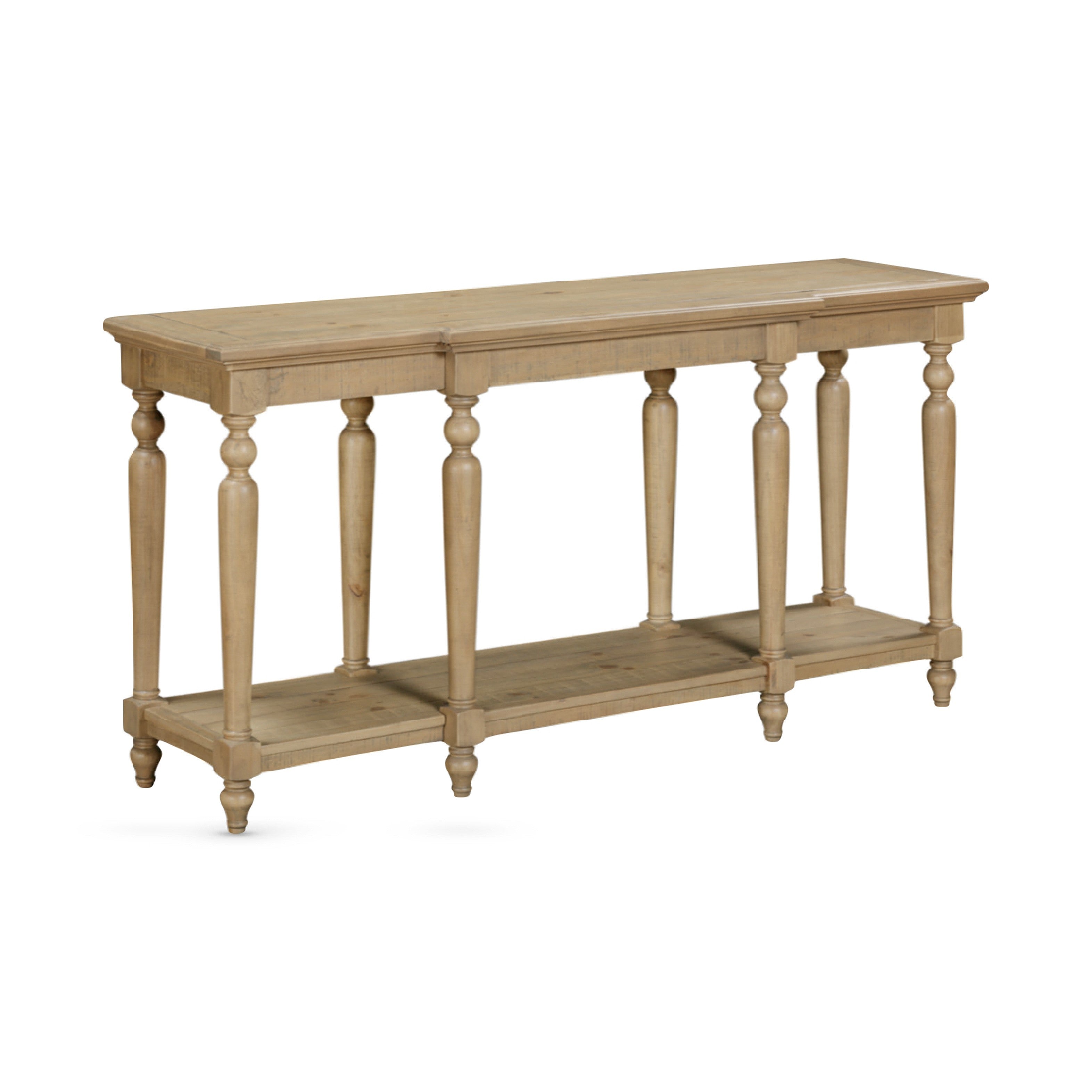 Chateau Rustic Pine Console Table - Large