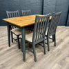Cortina Reclaimed & Painted - Small Table PLUS 4x Chairs
