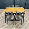 Cortina Reclaimed & Painted - Small Table PLUS 4x Chairs