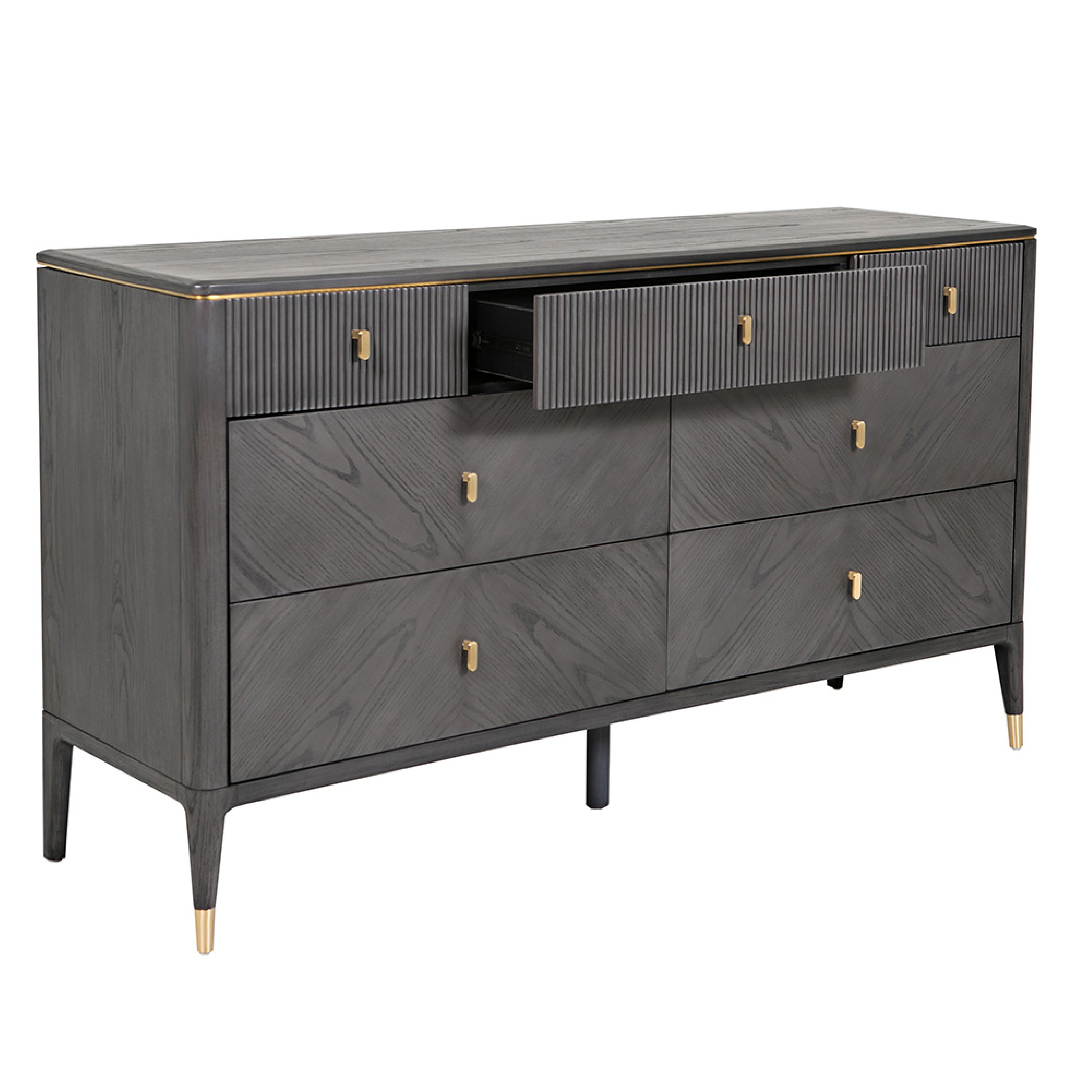 Diletta 7 Drawer Chest of Drawers - Ebony