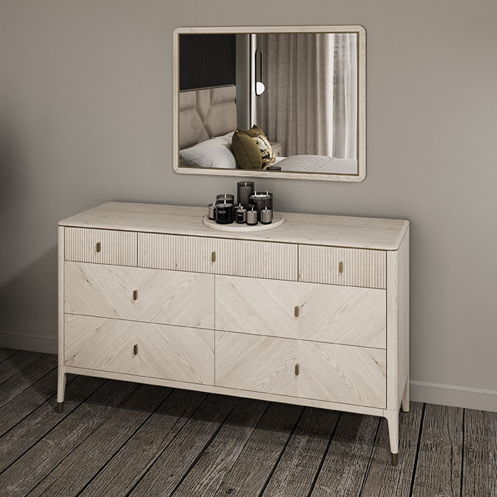 Diletta 7 Drawer Chest of Drawers - Stone