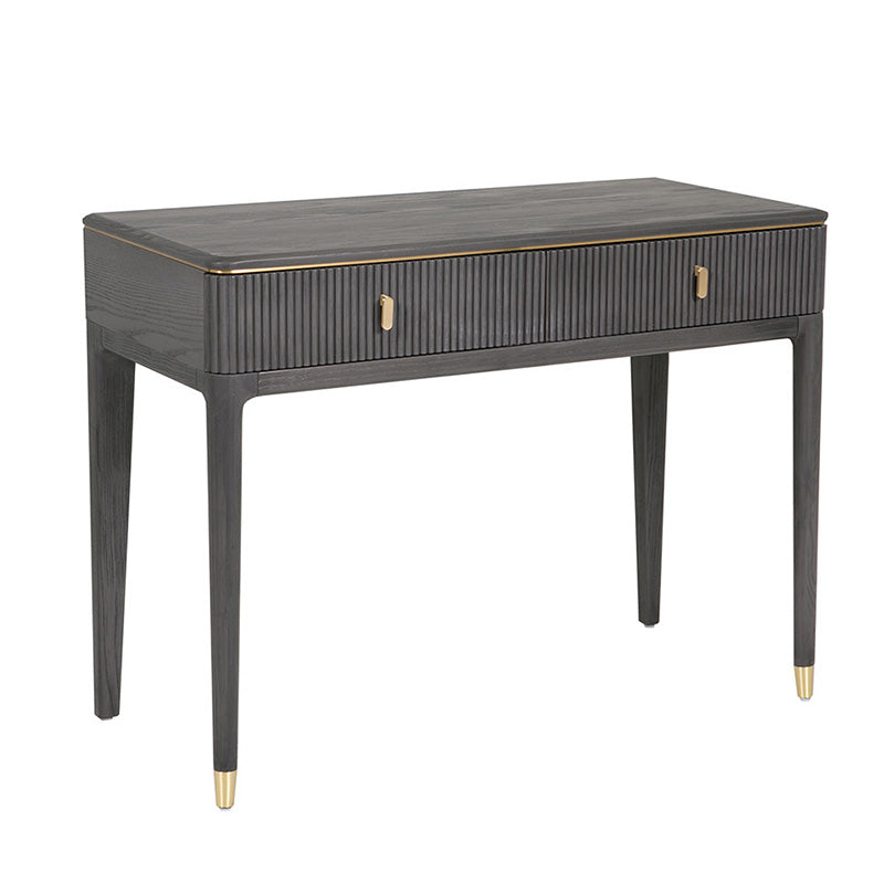 Diletta 2 Drawer Dressing Table - Ebony