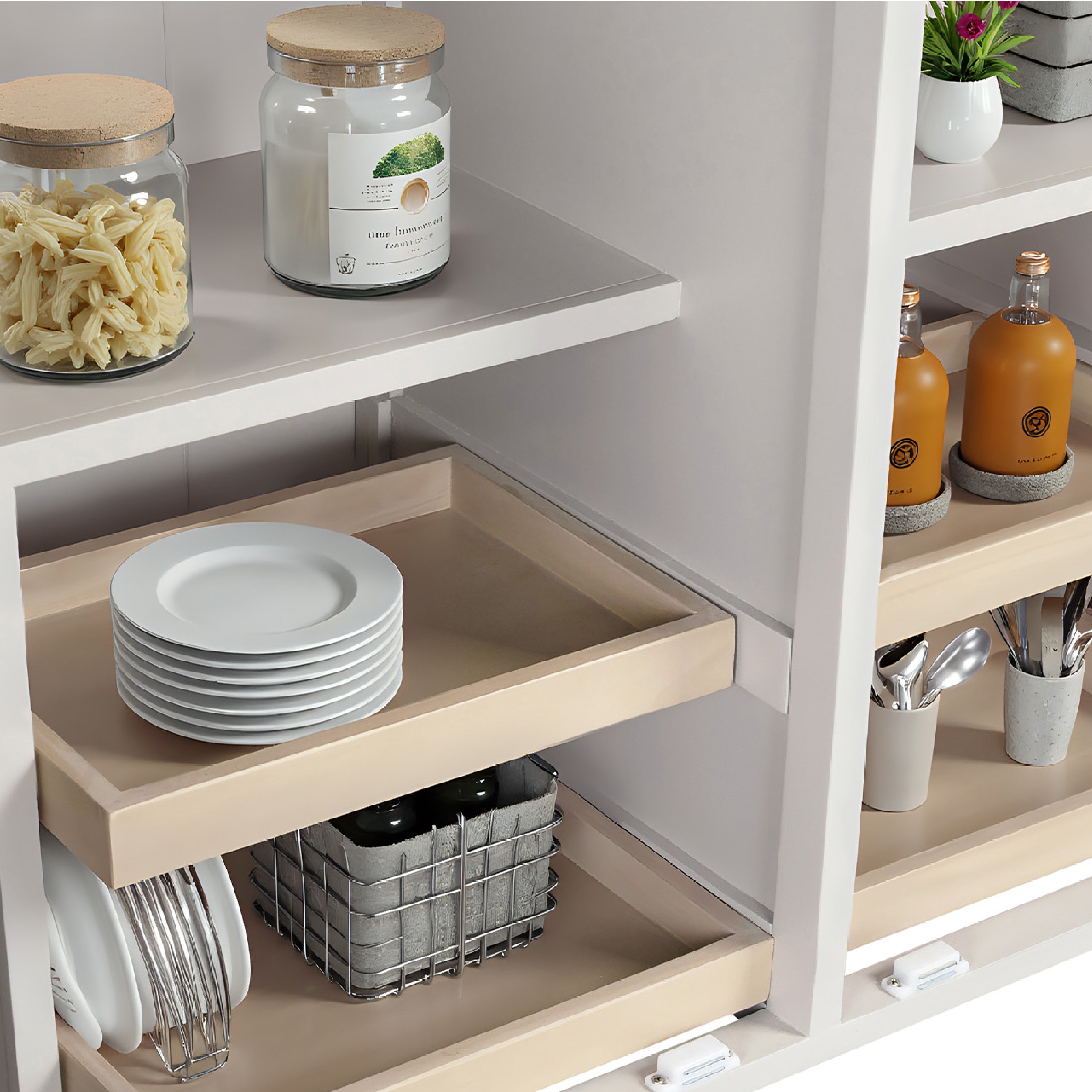 Doune Larder Hutch - Taupe