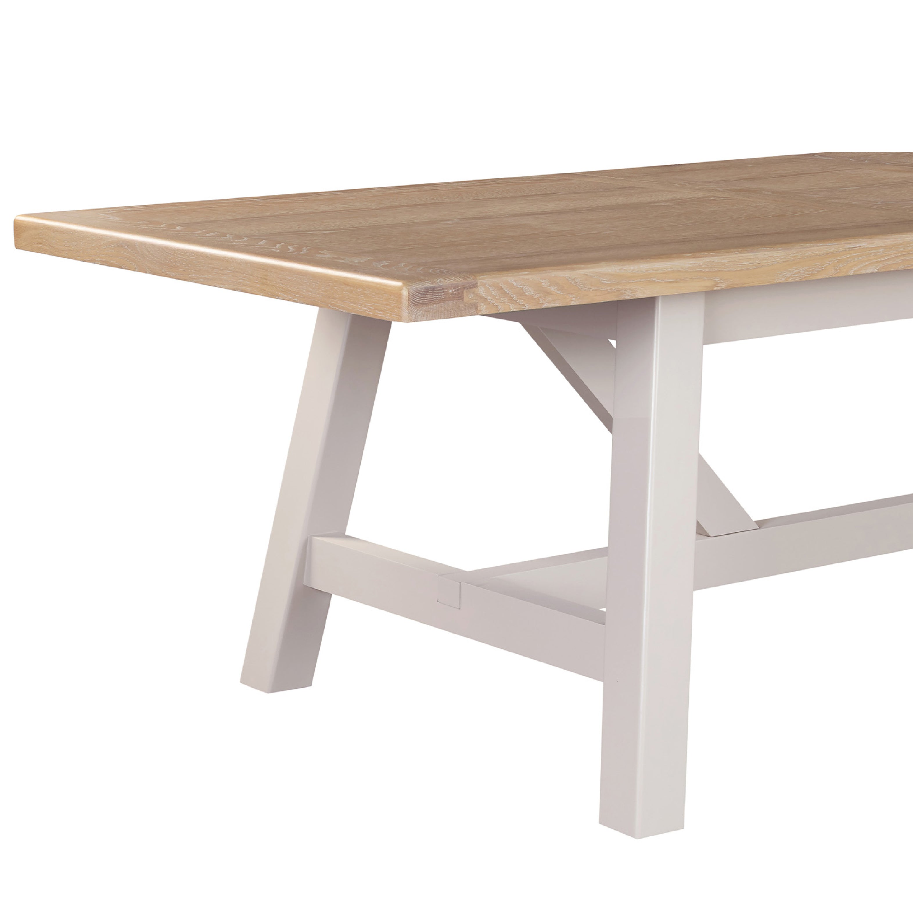Doune Refectory Extending Dining Table 1900-2350 - Taupe