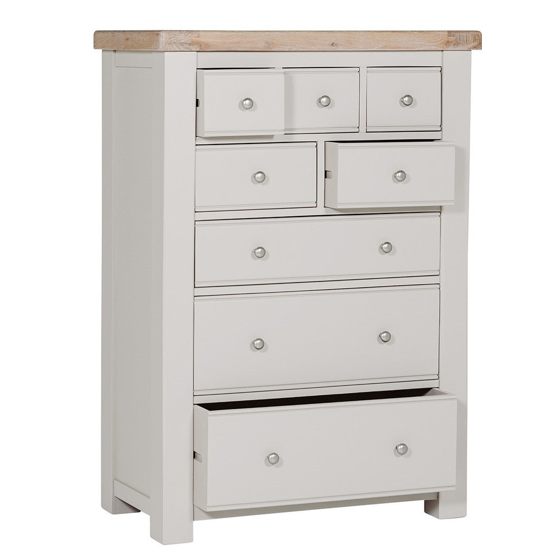 Doune 8 Drawer Tall Chest - Taupe
