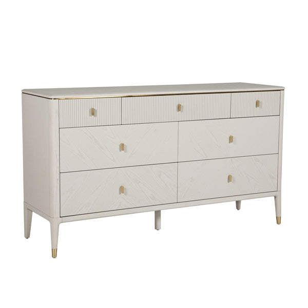 Diletta 7 Drawer Chest of Drawers - Stone