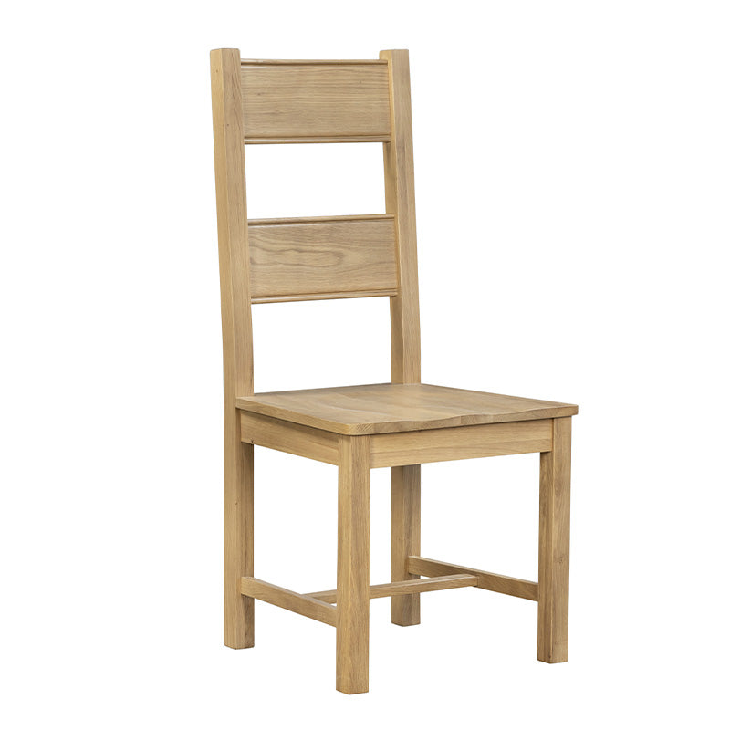 Delaney Oak Dining Chair - Solid Seat