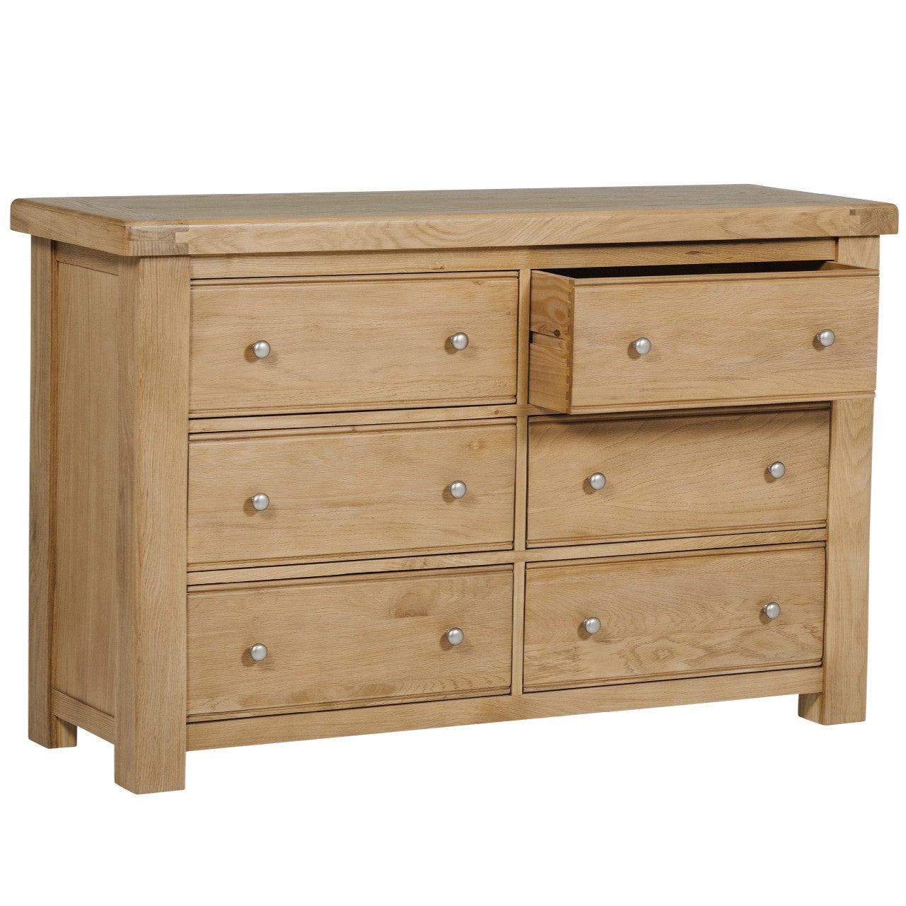 Delaney Oak 6 Drawer Dressing Chest