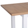 Earlham White Painted & Oak 1.2m Butterfly Extending Table