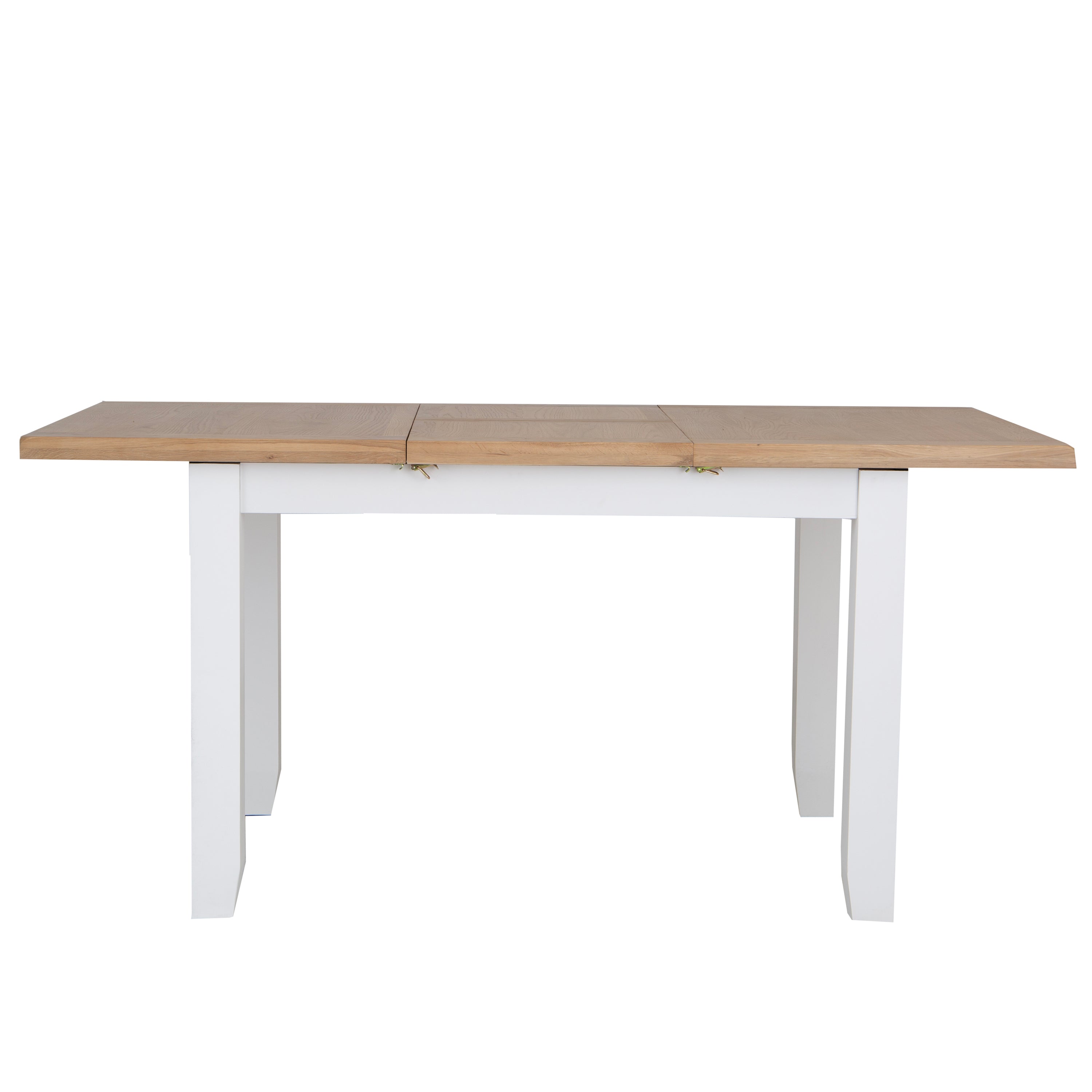 Earlham White Painted & Oak 1.2m Butterfly Extending Table