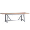 Earlham Grey Painted & Oak 1.8m Refectory Butterfly Extending Table