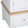 Earlham White Painted & Oak Wardrobe - 2 Door