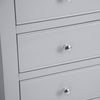 Earlham Grey Painted & Oak Chest of Drawers - 2 Over 3