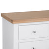 Earlham White Painted & Oak Chest of Drawers - 2 Over 3
