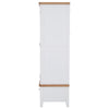 Earlham White Painted & Oak Wardrobe - 3 Door
