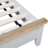 Earlham Grey Painted & Oak Bed Frame - 4ft6 Double