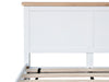 Earlham White Painted & Oak Bed Frame - 4ft6 Double