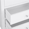 Earlham White Painted & Oak Chest of Drawers - 6 Drawer