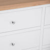 Earlham White Painted & Oak Chest of Drawers - 6 Drawer